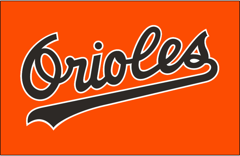 Baltimore Orioles 1989-1992 Jersey Logo fabric transfer